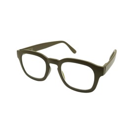 Gabriel + Simone Sy Reading Glasses for Men and Women - Bold Square Frame, Blue Light Blocking, Ultra-Thin Scratch-Resistant Lenses, Stylish & Durable with Case