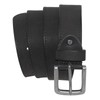 Harrys-Collection HC Men's Leather Belt Buffalo Leather with Antique Silver