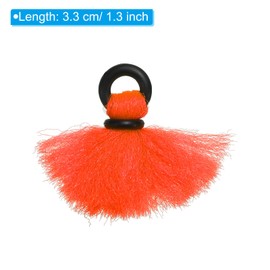 PATIKIL 1.3" Strike Indicators Fly Fishing, 4 Pcs Stream Floating Hook Positioning Fishing Bobber Strike Indicator Fly Fishing Indicator Floats Foam Strike Indicator, Orange