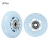 PATIKIL 70mm OD Inline Skate Wheels with Bearings, 8 Pack