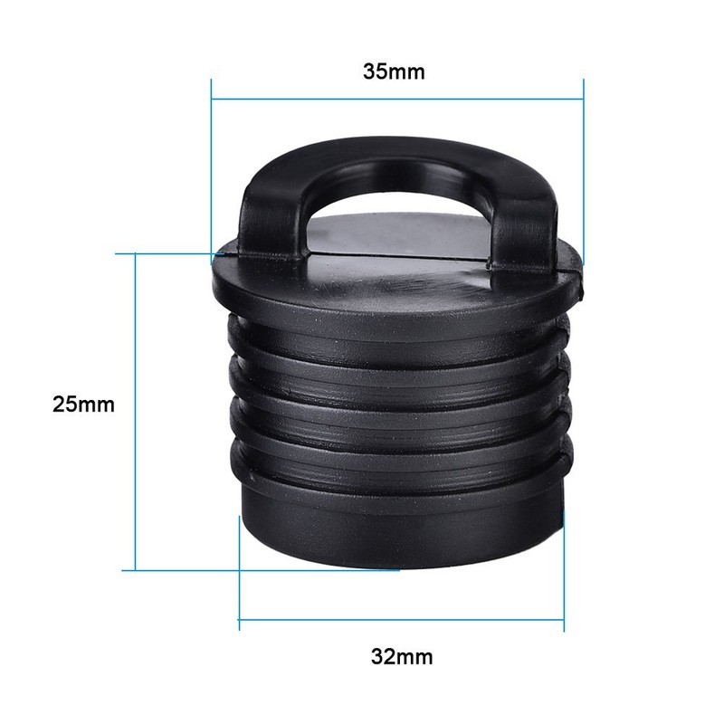 4Pcs/Set Boat Scupper Universal Kayak Stopper Bung Durable Rubber Drain