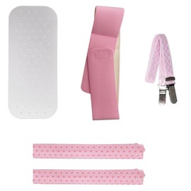 TOuWA Kimono Accessories 4-Piece Set, For Children, Shichi-Go-San Yukata, All Year-Round Dressing Set (Band/Dressing Belt/Waist Strap/Magic Belt) For Girls, multicolor