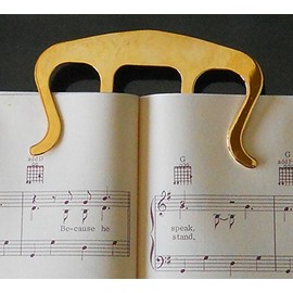Gold Clip- Music Book Mark and Page Holder