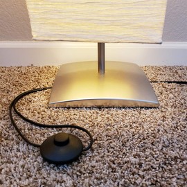 Best Honor 8 Feet Indoor 3 Outlet Extension Cord with Foot Switch - with Safety Water Proof Cover (Single)