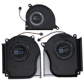 ZHAWULEEFB Replacement New Laptop CPU+GPU+Small Fan Cooling Fan for ASUS ROG Strix G16 G614JV G614JI G614JJ G634 G634J (FS3N DFS5F22B04954C 5V 0.5A Small Fan) FS3M DFSCK22115181D FQ69 DC12V 1A