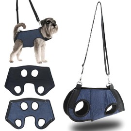 Arnés de Elevación para Perros con Soporte Corporal Completo,Pechera para Perro Ajustable con Velcro,Ligero y Duradero, para Pequeños,Medianos,Grandes o para Recuperación Postoperatoria