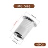 42pcs M8 Rivet Nuts, Stainless Steel, Blind Rivet Nuts, Flat