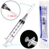 100Pack 5ml 5cc Disposable Plastic Syringes with 22Ga, Individually Sterile