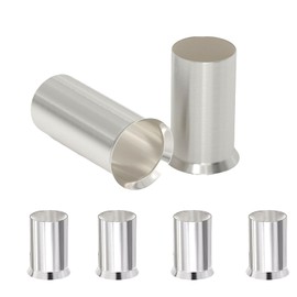 kuosbiu 10Pcs Wire Ferrules Kit AWG 3/0 Tinned Copper Crimp Connector Non Insulated Electrical Cable Pin Cord End Terminal Assortment Kit for Electric Connectors (EN95-25