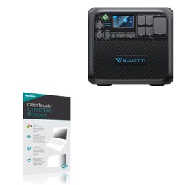 BoxWave Screen Protector Compatible With BLUETTI AC200MAX - ClearTouch Crystal Privacy (2-Pack), Privacy Screen Protector Flexible Film Clear