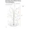Stunning Clear Plastic Money Tree Centerpiece - 12" (1 Count)