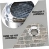 WHAMVOX Round Stainless Steel Vent Cover Windproof Louver Grille for