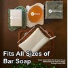 Soap Envelope 100% Recycled - Bar Soap Saver Pouch, Loofah