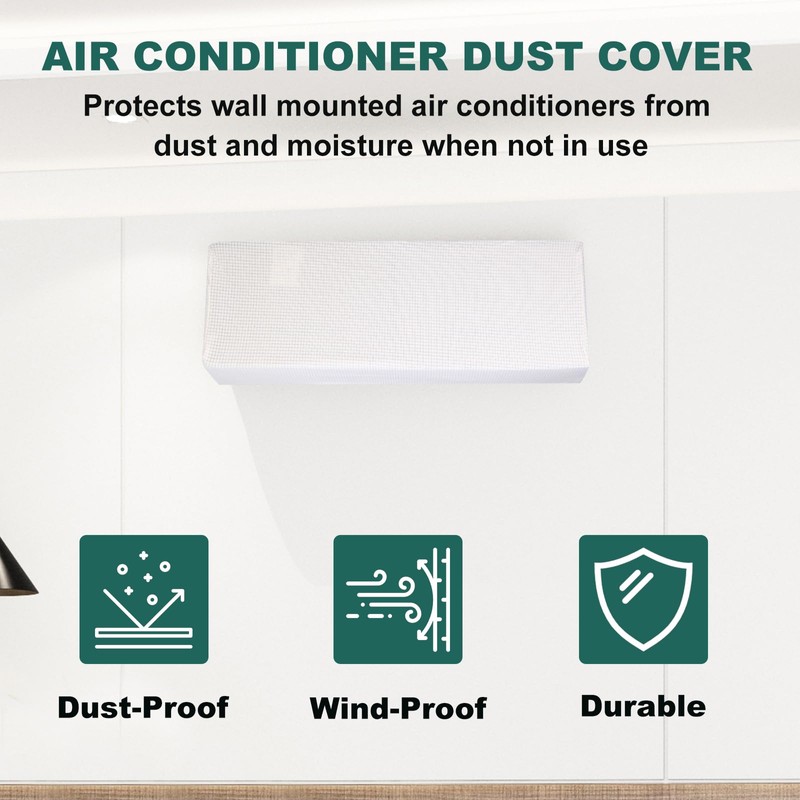 PATIKIL 37" Air Conditioner Cover, 2 Pack Indoor AC Cover