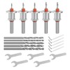 Countersink Drill Bit, 5Pcs Countersink Drill Bit with 5 Replaceable