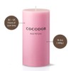 COCODOR Scented Pillar Candles, 3x6 Inch, French Lavender, Candle Set