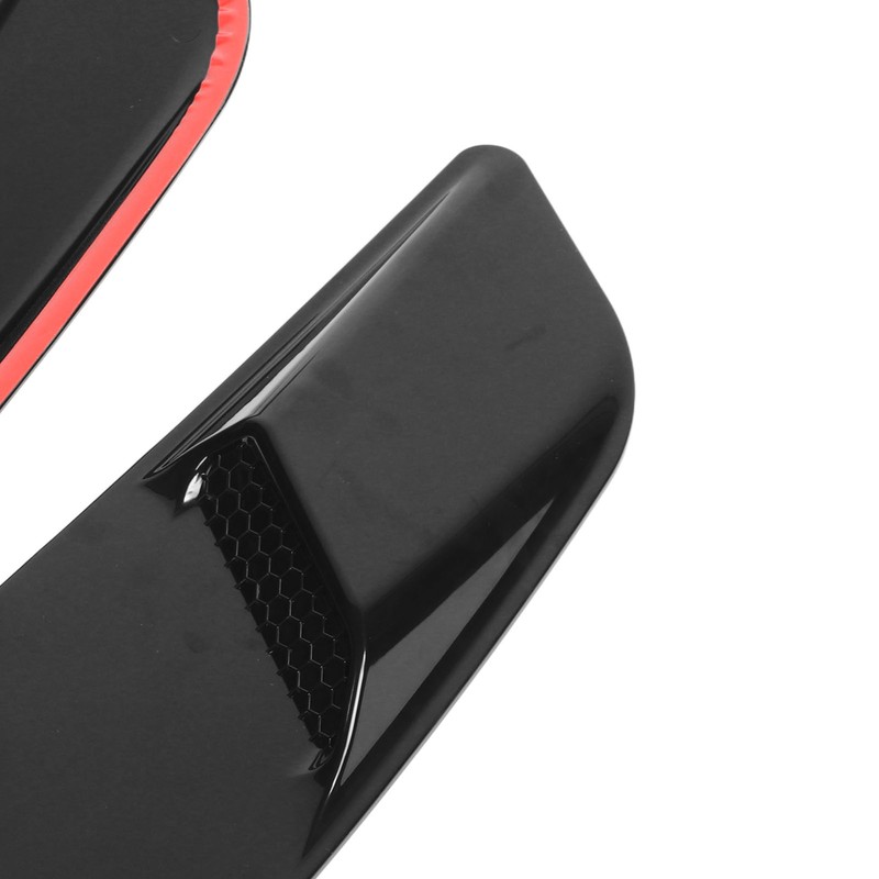 2 Pcs Engine Bonnet Air Vent Cover Front Bonnet Decoration