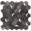 Bainley 10-Sheets Hexagon Peel and Stick Backsplash Tile, Stick on