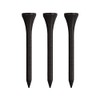IZZO Golf Wood Golf Tees, 1.75 Inch, Black (Pack of