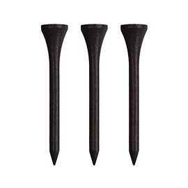 IZZO Golf Wood Golf Tees, 1.75 Inch, Black (Pack of 200)