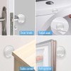 Diyxisk Pack of 12 Transparent Rubber Door Stops Wall Protector