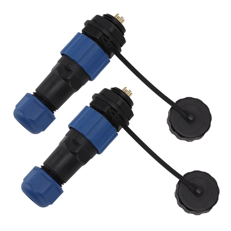 2Pcs SD16 IP68 Waterproof Aviation Connector SD16 Female Plug Male