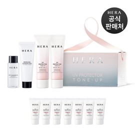 Hera [내일도착]헤라 UV 프로텍터 톤업 듀오 세트(15ml 7개 증정) [Tomorrow Arrival] Hera UV Protector Tone-Up Duo Set (15ml, 7 free gifts)