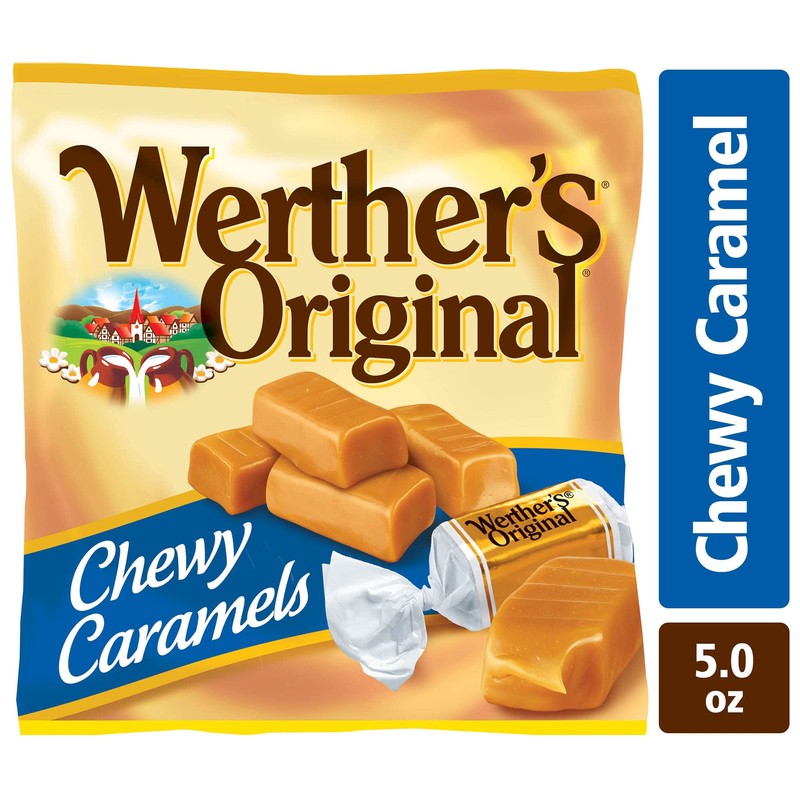 Werther's Original Chewy Caramel Candy, 5 Oz Bags (Pack of