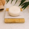 ottoman Travertine Soap Dish Decorative Stone 10 x 10 cm