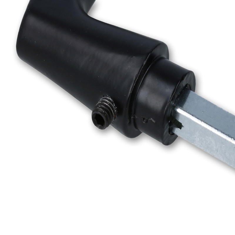 MS Beschläge Pair of Door Handles Aluminium Handles Black Coated