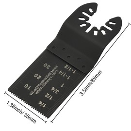 Ettonsun 25Pcs Universal Wood Oscillating Multitool Saw Blades Quick Release Oscillating Tool Blades Fit Fein Multimaster Ryobi Makita Rockwell Porter Cable Black&Decker Bosch Craftsman and More