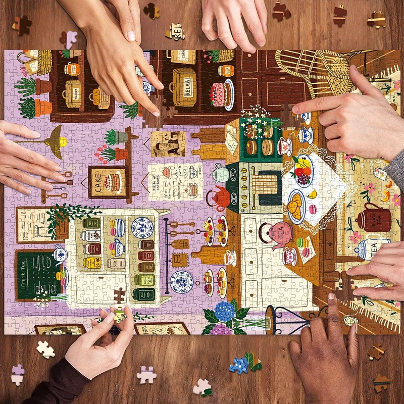 Chalzidar 1000 Piece Jigsaw Puzzles for Adults, Kitchen Puzzle with