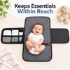 Portable Baby Diaper Changing Pad with Storage Pockets – 58