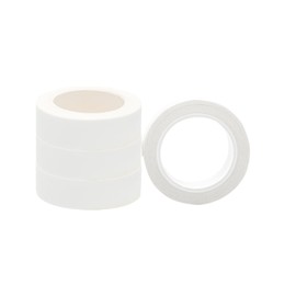 NatSumeBasics Solid Pink Washi Tapes 4pcs 32 Ft. Decorative Masking Tape Self-Adhesive Craft Tapes for Packaging Decor Journals Scrapbooks Planners DIY Gift (White Washi Tapes)