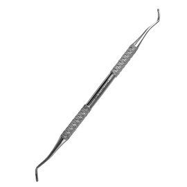 Double Sided Curette for ingrown toenails, Model PODO PRO. Ps Star 335PIdeal for Pedicure and Podiatry for ingrown toenails. Surgical Steel with Cobalt Alloy. Treatment Ingrown Toenail.