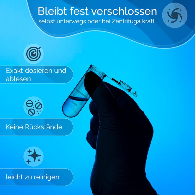 Theracaso Reaction Vessels 1.5ml - Pack of 100 - Centrifuge