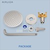 Airuida Shower Faucet Set Complete with Showerhead, Single Function Shower