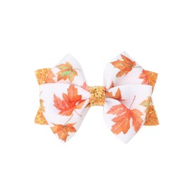 Thanksgiving Turkey Hair Bow Clips Thanksgiving Day Hair Clip Pin Turkey Bow Hair Clips JHT03 (C2)
