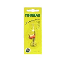 Thomas Spinning Lures Special Spinn Fishing Equipment, Size 1/10, Gold/Red