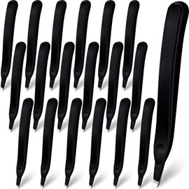 24 Pcs Magnetic Staple Remover Bulk Staple Remover Puller Staple Remover Pen Universal Tool Staple Puller Tool Rubberized Staples Remover for Office, School and Home (Black)