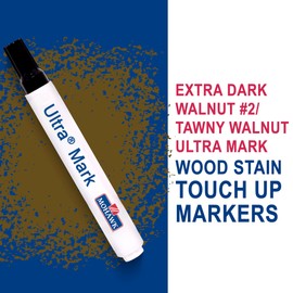 Mohawk Ultra Mark Wood Stain Touch Up Marker, Extra Dark Walnut #2 / Tawny Walnut M280-0209, 1 Count