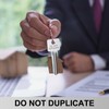 MorningRo 50 Pcs Do Not Duplicate Key Blanks Metal Key