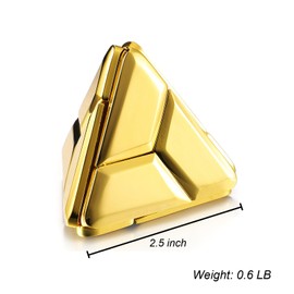 3D Triangle Metal Puzzle, Brain Teaser Puzzle for Adults Kids