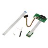 KALEA-INFORMATIQUE PCIe x4 to MiniPCIe Riser Adapter with 6" or