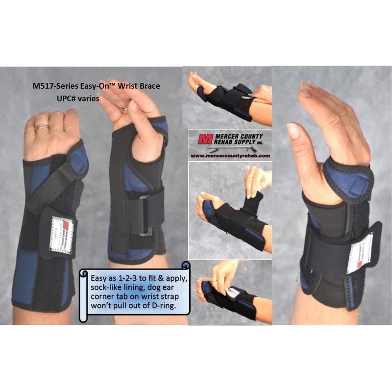 Mercer Easy-On Brace - Left - Large
