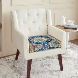 SZXYCZL 1PCS Boho Printed Sofa Cushion Covers, Cute Carpet Pattern Printed Washable Elastic Couch Cover, Indoor and Outdoor Sofa Cover-Dark Blue