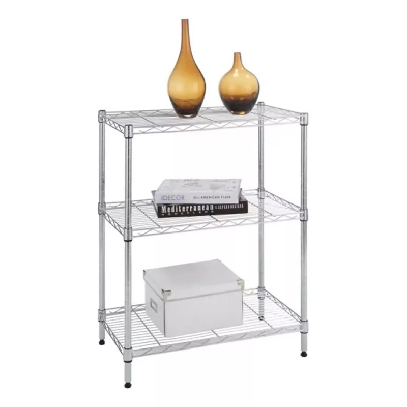 HDX o HYPER TOUGH Estante Anaquel Cromado 3 Niveles 340