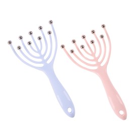 TOVINANNA 2pcs Scalp Massagers for Women Compact Head Massager for Neck Shoulder Scalp Massaging Tool Blood Circulation Stress Relief