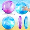 Deekin 2 Pcs 15 Inch 18 Inch Marbleized Bouncy Balls