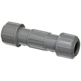 SANEI T940-13 PVC Pipe Union, Tightening Connection, For Temporary Repair and Burial Use, Length 4.5 inches (114 mm)